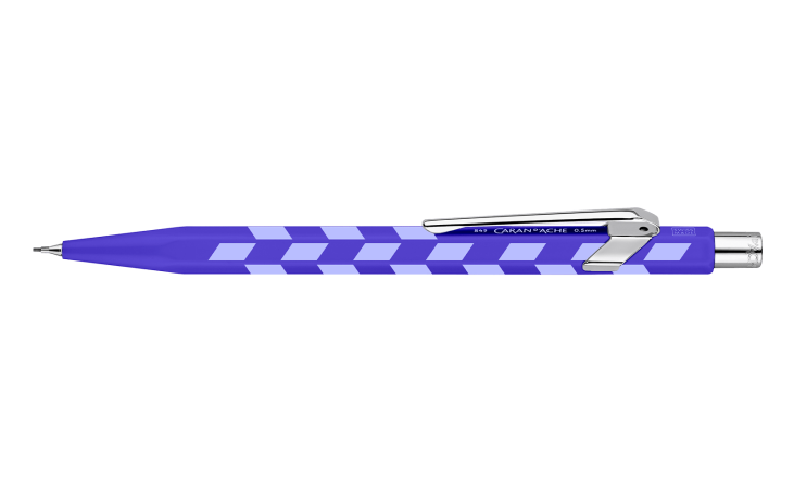 限定】849 モザイク メカニカルペンシル 0.5mm ロイヤルブルー | Caran
