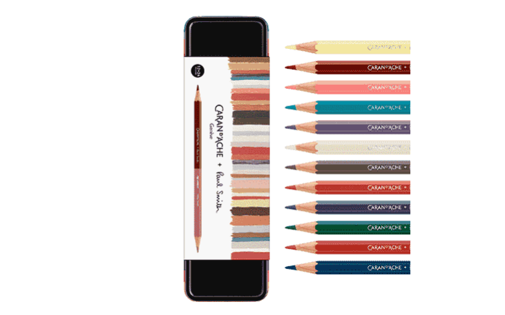 Set 12 Crayons de Couleur Bicolor & 1 Pinceau Paul Smith