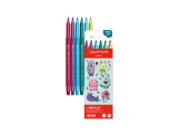 Kawaii-Set 6 Fasermaler Fibralo™ Funny Monsters
