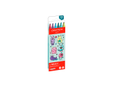 Kawaii-Set 6 Fasermaler Fibralo™ Funny Monsters