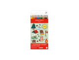 Kawaii-Set 12 Farbstifte Swisscolor Aquarell Swiss Mountain