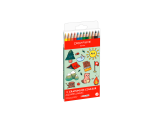Kawaii-Set 12 Farbstifte Swisscolor Aquarell Swiss Mountain