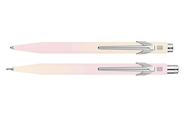 Set Ballpoint Pen & Mechanical Pencil 849™ Horizon Pastel Pink & Pastel Yellow (0.5 mm)