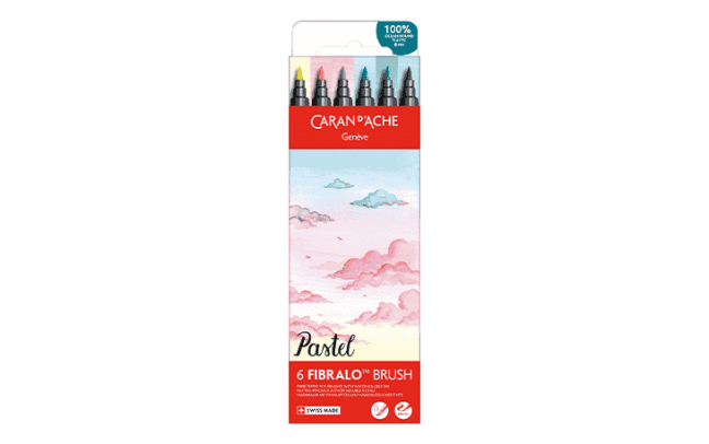 Set 6 Fasermaler Fibralo™ Brush Pastel