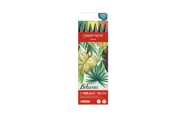 Set 6 Fasermaler Fibralo™ Brush Botanic
