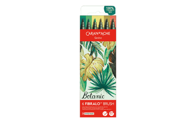 Set 6 Fasermaler Fibralo™ Brush Botanic