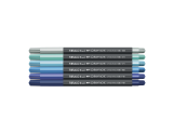 Set 6 Fasermaler Fibralo™ Brush Marine