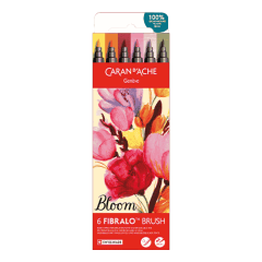Set 6 Fibre-tipped Pens Fibralo™ Brush Bloom