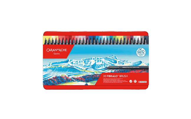 Box 30 Fibre-tipped Pens Fibralo™ Brush