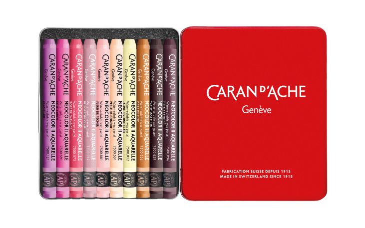 Box 10 Pastels Neocolor™ II Sunset | Caran d'Ache US