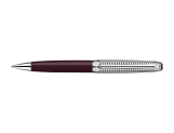 Set Stylo Bille Léman™ Toile de Jouy & Étui en Cuir Bordeaux