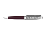 Set Stylo Bille Léman™ Toile de Jouy & Étui en Cuir Bordeaux