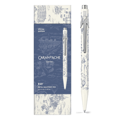 Ballpoint Pen 849™ Toile de Jouy White