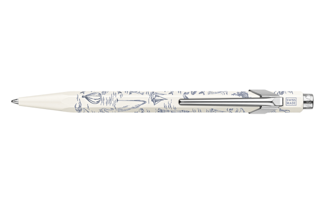Stylo Bille 849™ Toile de Jouy Blanc
