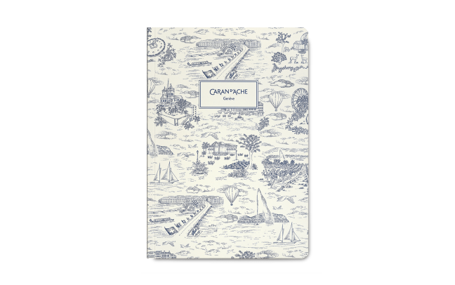 Carnet A5 Ligné Toile de Jouy
