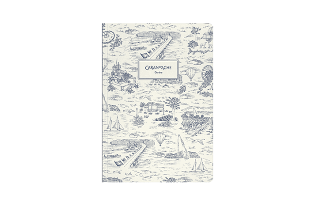 Carnet A5 Ligné Toile de Jouy