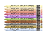 Set Mixed Media 10 Coloured Pencils & 10 Pastels Neocolor™ II Aquarelle Toile de Jouy