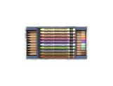 Set Mixed Media 10 Coloured Pencils & 10 Pastels Neocolor™ II Aquarelle Toile de Jouy
