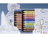 Set Mixed Media 10 Coloured Pencils & 10 Pastels Neocolor™ II Aquarelle Toile de Jouy
