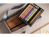 Set Mixed Media 10 Coloured Pencils & 10 Pastels Neocolor™ II Aquarelle Toile de Jouy