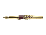 Stylo Plume Toile de Jouy Prestige Bordeaux