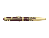 Stylo Plume Toile de Jouy Prestige Bordeaux