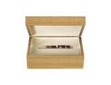 Stylo Plume Toile de Jouy Prestige Bordeaux