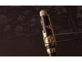 Stylo Plume Toile de Jouy Prestige Bordeaux