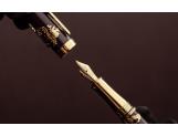 Stylo Plume Toile de Jouy Prestige Bordeaux
