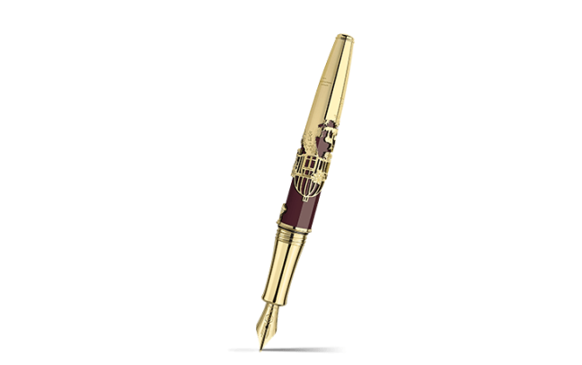 Fountain Pen Toile de Jouy Prestige Burgundy