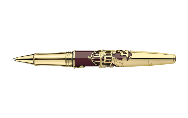 Penna Roller Toile de Jouy Prestige Bordeaux