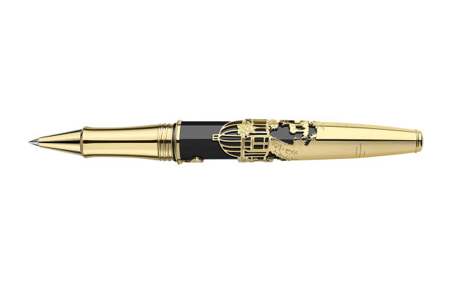 Penna Roller Toile de Jouy Prestige Nero