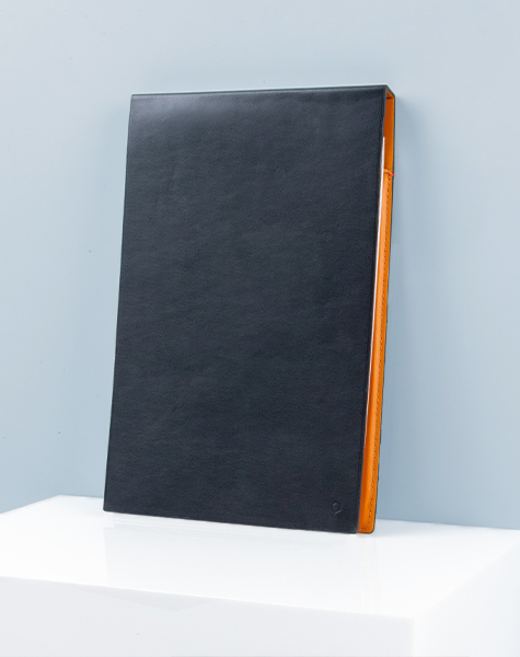 BEIGE LEATHER A5 NOTEBOOK